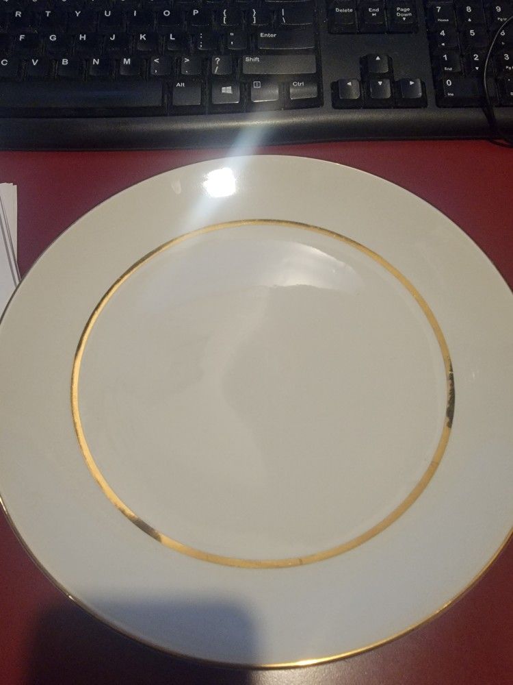 Symphony In Gold Dinner Plate 10" Set Of 4