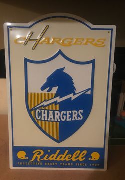 Chargers vintage aluminum sing vintage