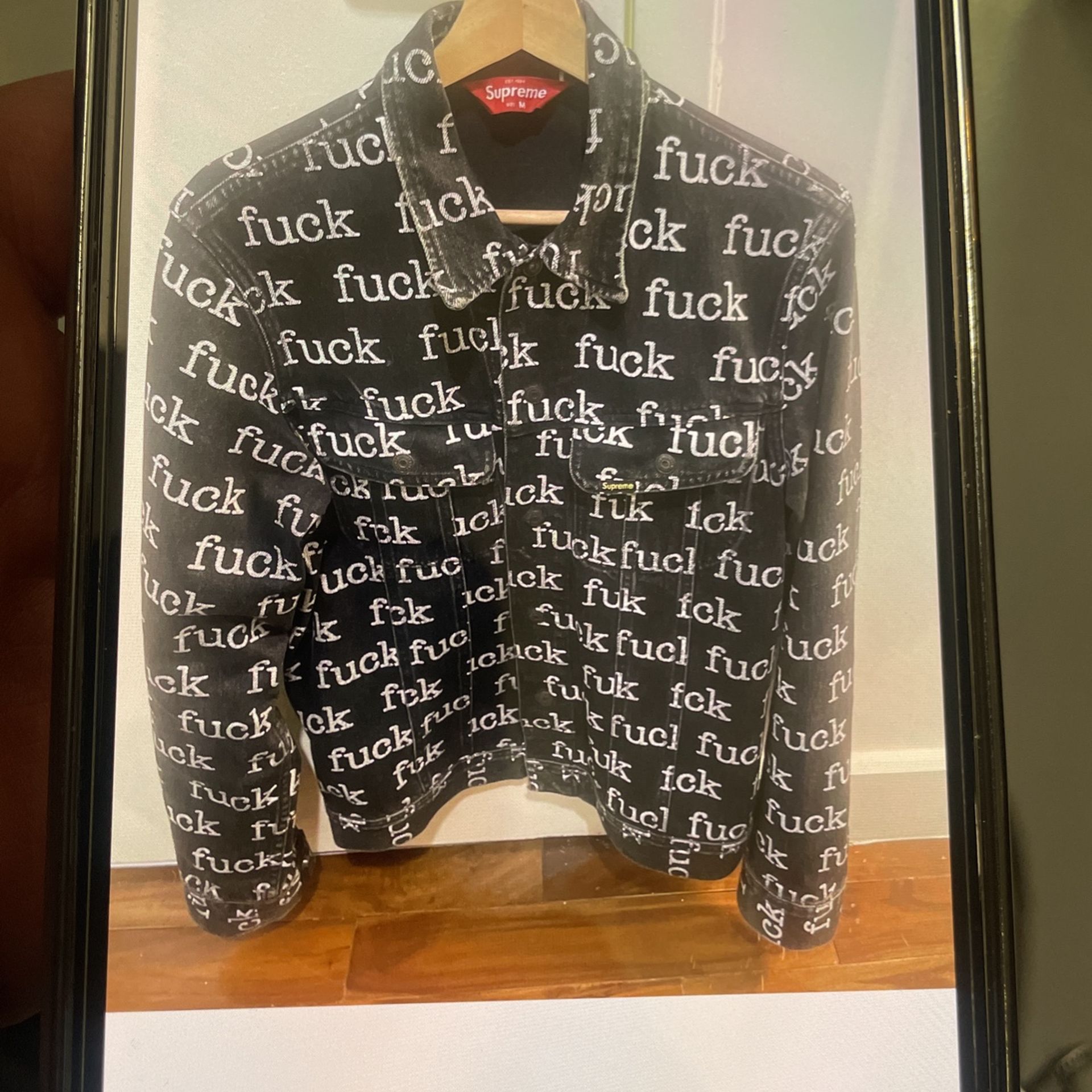 2013 Supreme Fu** Denim jacket