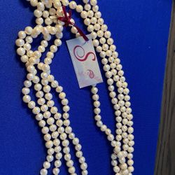 Freshwater Pearl Necklace 50”