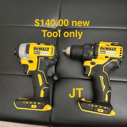 Dewalt Set $140.00 New No Batteries No Charger 