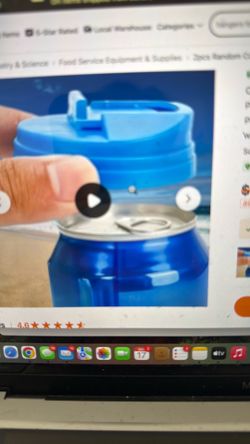 beverage lid with non-slip grip and lock – leak – proof snap fit for soda, water, bottles, cups