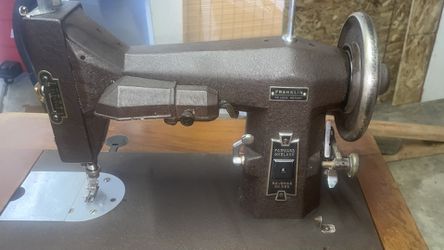 Antique Kenmore Sewing Machine with cabinet model # e-6354 110 volt DC and  AC
