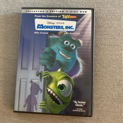 Monsters Inc DVD