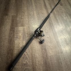 New Unite Composite 8’ Del Mar 30-60 Penn Fathom 30 Two Speed.  