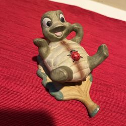Vintage Homco Ceramic Turtle Figurine