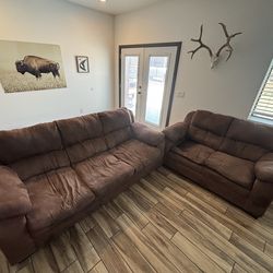 Sofa and love seat