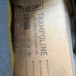 10” outdoor trampoline