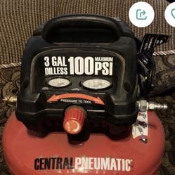 central Pneumatic 3 gallon 100 pci Maximum