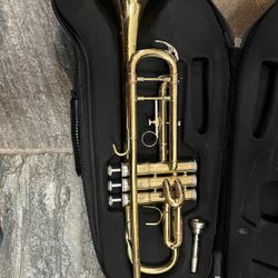 Trumpet With Case And Mouthpiece