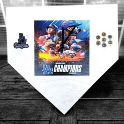 CUSTOM CREATED L.A. DODGERS CHAMPIONSHIP CLOCK
