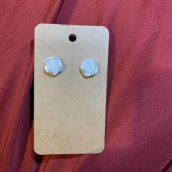 Pearl Rose Earrings Studs