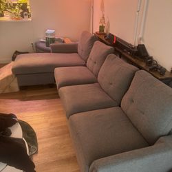 Sectional Couch L-Shaped With storage 