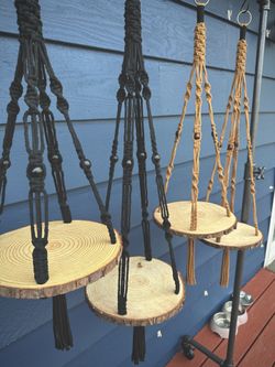 Macrame Plant Shelf