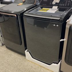 Samsung 4.6cu. Top Load Washer And Dryer Set 