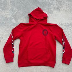 Chrome Hearts Red Matty Boy Hoodie 