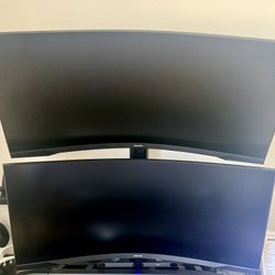 2 SAMSUNG 34' Odyssey G5 Ultra-Wide Gaming Monitor 