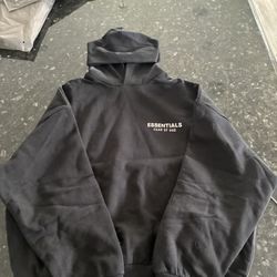 Black And White Letters Essentials hoodie