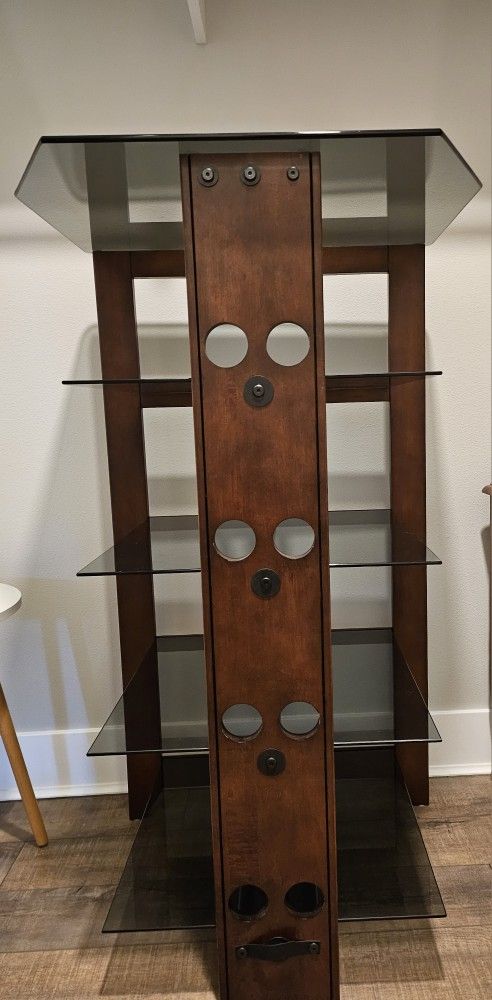 4 Shelf Media Cabinet