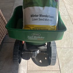 Scotts Turf Builder And 10 Lbs Of Winter Seeds