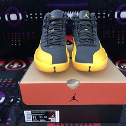 Jordan 12 Black University Gold