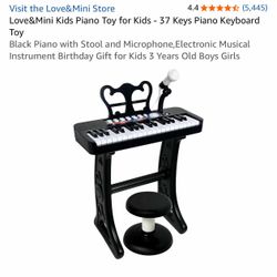 Love&Mini Kids Piano Toy for Kids - 37 Keys Piano Keyboard Toy