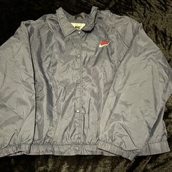 Boys XL Vintage Nike Navy Blue Windbreaker Jacket