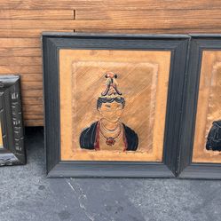 Lots of signed paintings for sale.