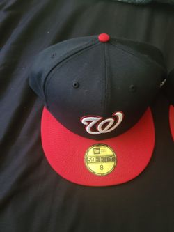Washington Nationals Fitted Hat Size 8
