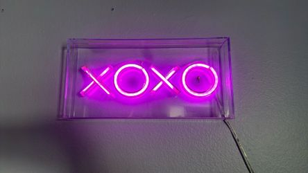 Y2K XOXO LED LIGHT LAMP DECOR