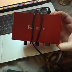 Focusrite Scarlett solo recording interface