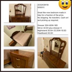Bedroom Set $300 OBO