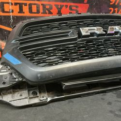 DODGE RAM 1500 GRILLE 2019-2021 with RADIATOR SUPPORT and SHUTTER OEM