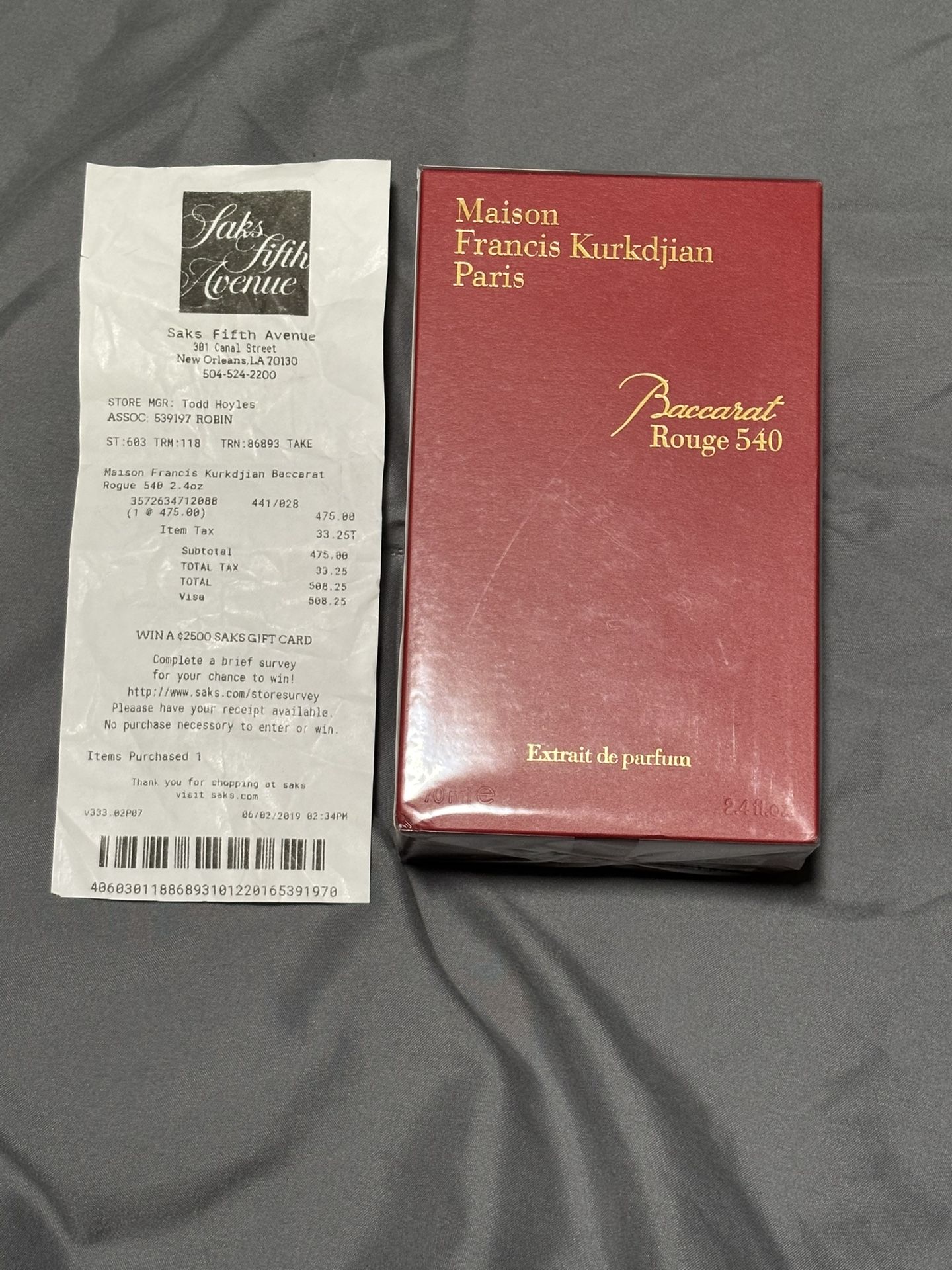 Maison Francis Kurkdjian Baccarat Rouge 540 Extrait de Parfum