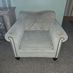 Chair with ottoman