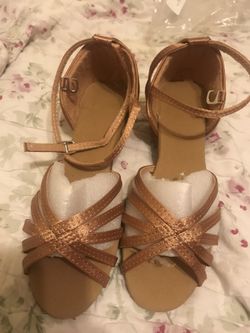 Girls Ball room Salsa Latin Tango Dancing Size 32 Shoes