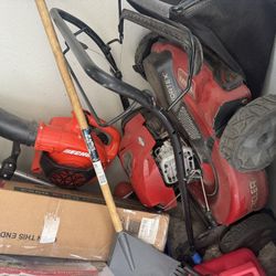 Lawnmower, Edger And Blower
