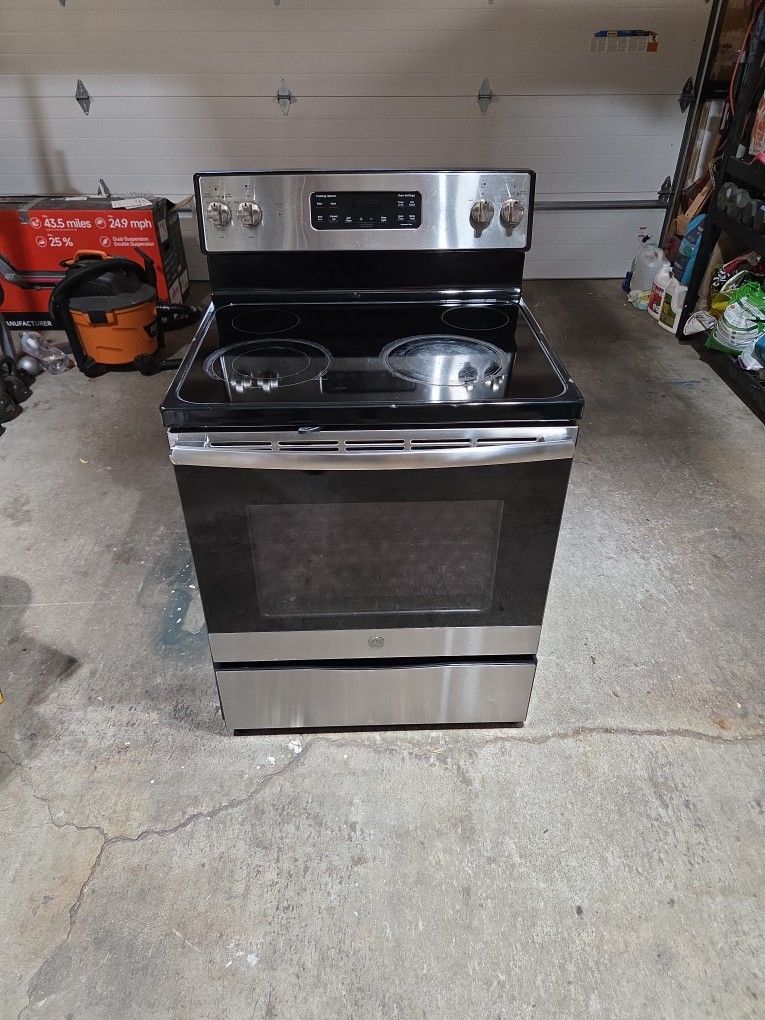GE Electric Range Glass Top 30 Inch