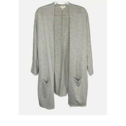 DONNI Striped Cardigan Osfa Rib Sweater Coat NWT NEW! One Size Fits All