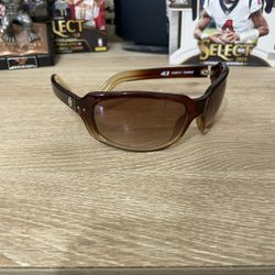 Spy 43 Sunglasses Dark Brown Translucent Fade