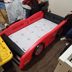 Car Bed With New Mattress All Pieces Included 
