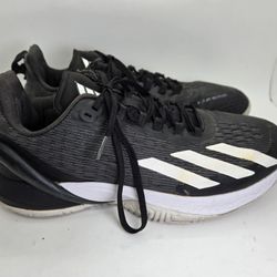 Adidas Adizero Cybersonic Tennis Shoes Women's 8 Black Court Pickleball Sneakers