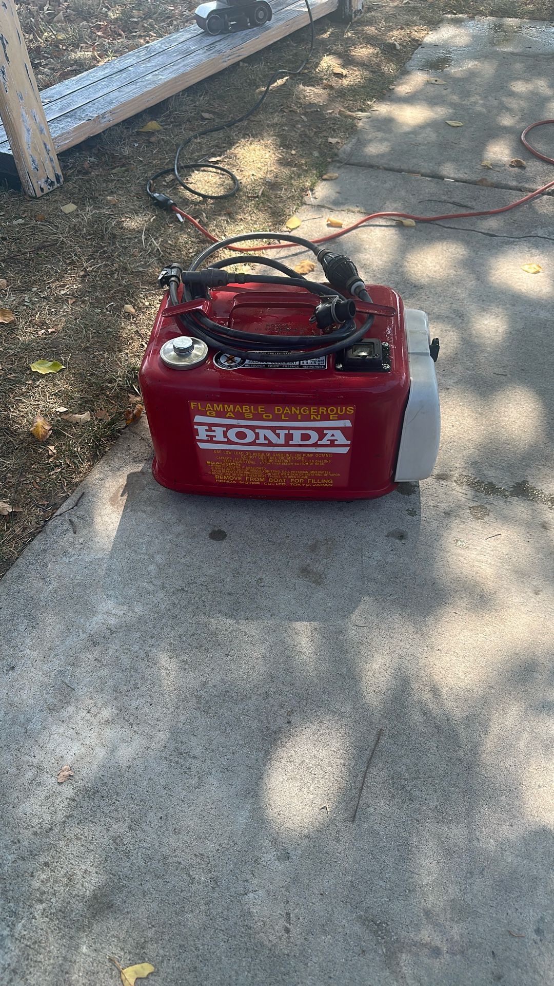 Vintage Honda Outboard Motor Fuel Tank