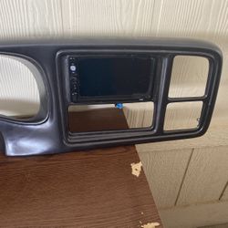 01  Chevy silverado Double Din Dash 