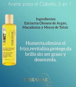 Oleo 3 En 1 Capilar De Terramar