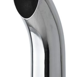 Chrome Exhaust Pipe 5"DIA, 18" Length Curved
