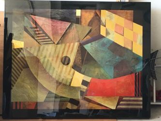 Framed painting