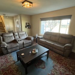 Recliner Sofa And Loveseat 