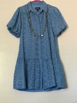 Blue tunic Dress size 6