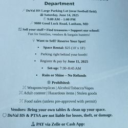 Community Garage Sale - Vendors and Patrons